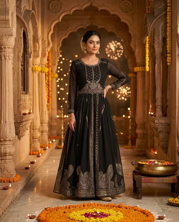 Festival campaign creative for an Indian apparel brand